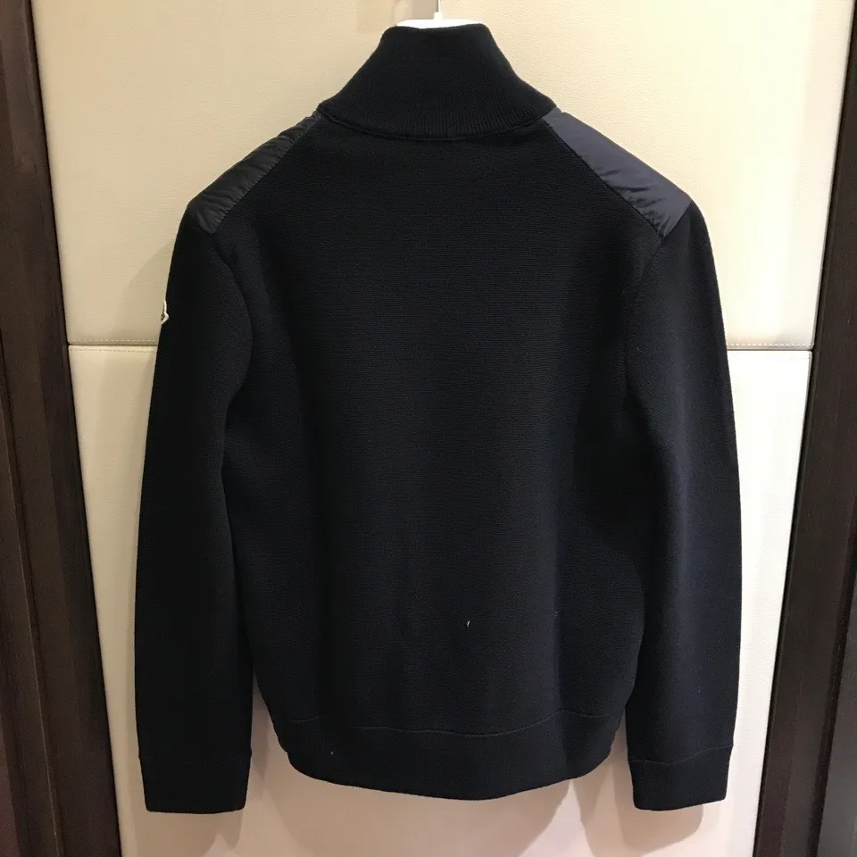 MONCLER Padded Wool Cardigan