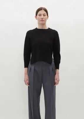 Mora Cashmere Sweater — Black