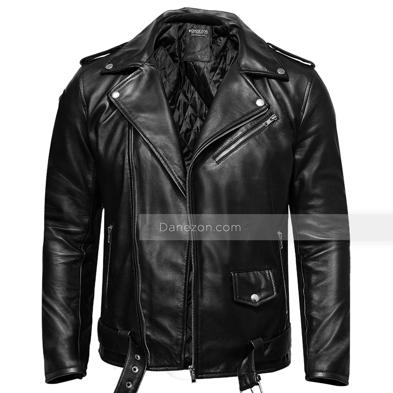 Motorcycle Leather Jacket | Motorcycle Black Leather Jacket