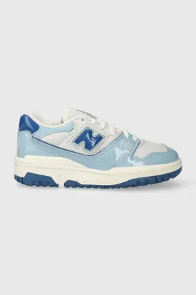 New Balance leather sneakers 550 blue color BB550YKE