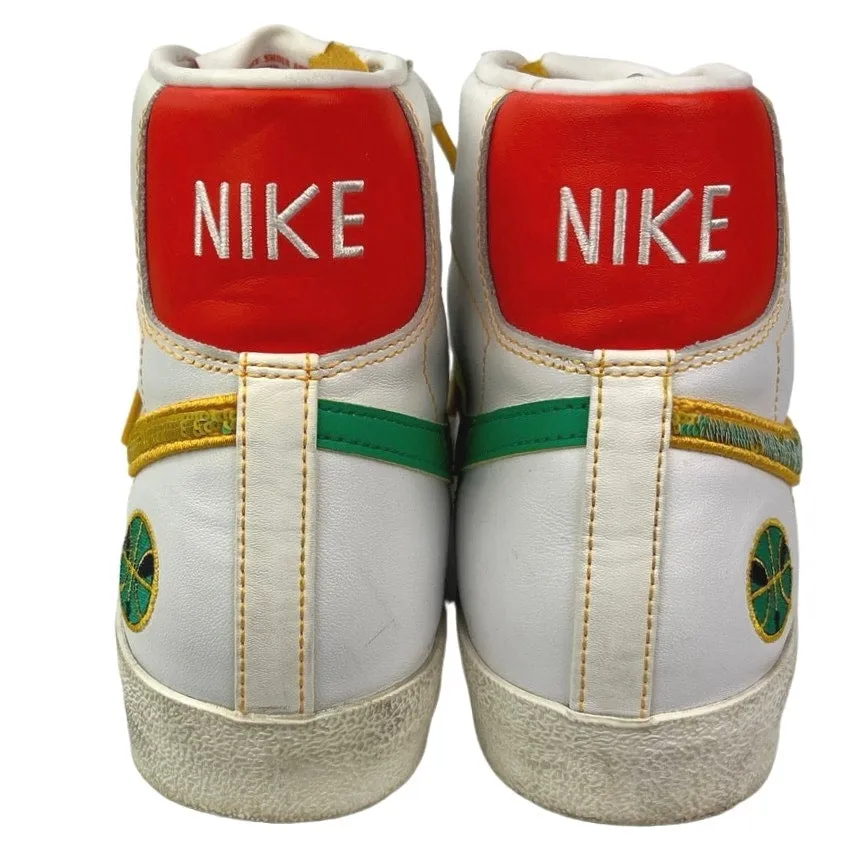 Nike Blazer Mid 77 Vintage Rayguns Womens White Lace Up Sneakers Shoes Size 10