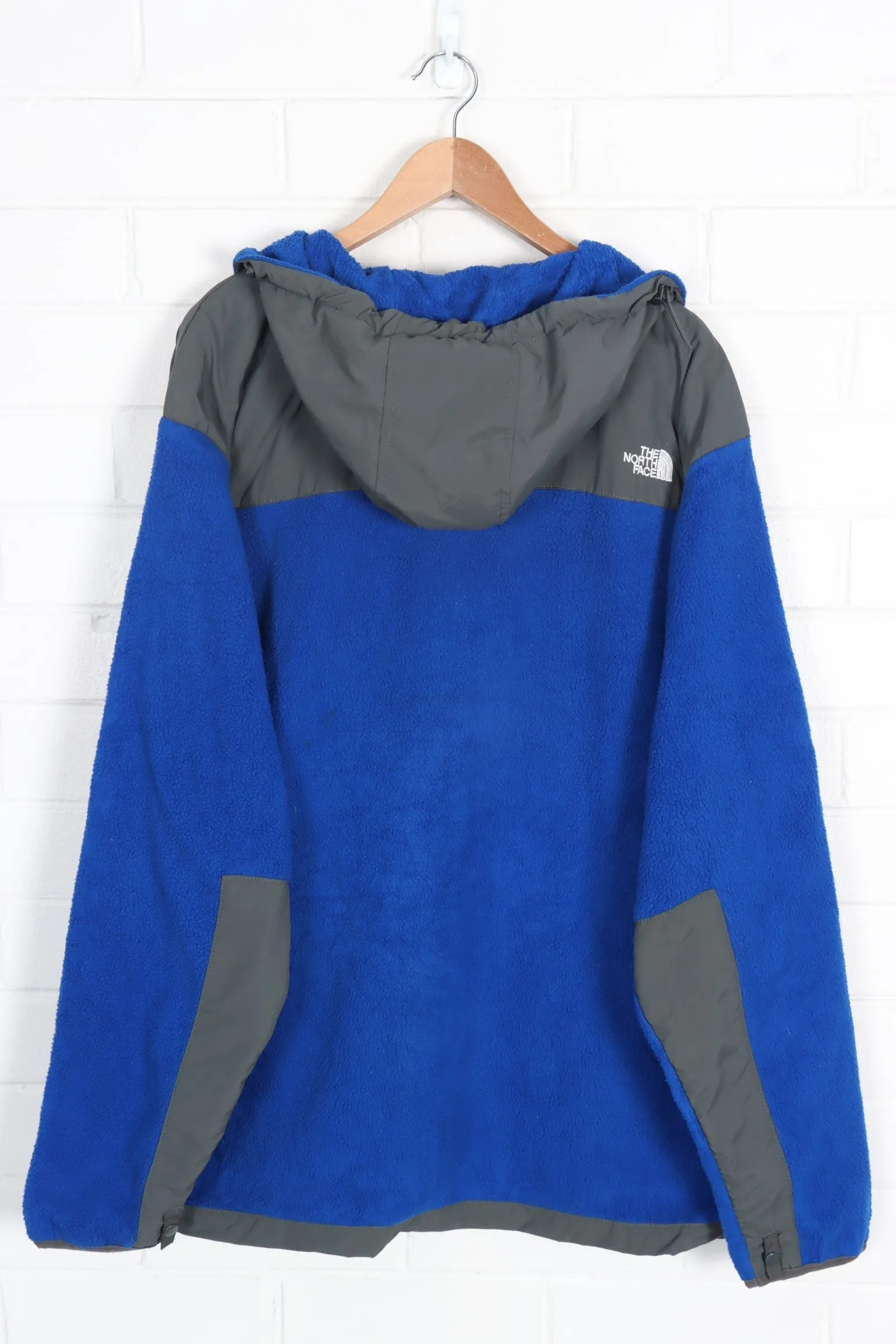 North Face Royal Blue Hooded Fleece (XXXL)