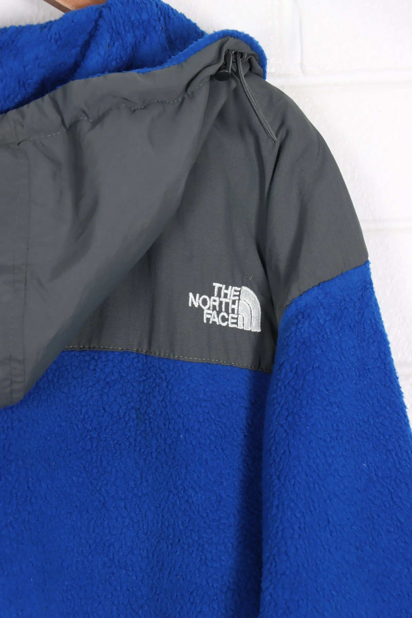 North Face Royal Blue Hooded Fleece (XXXL)