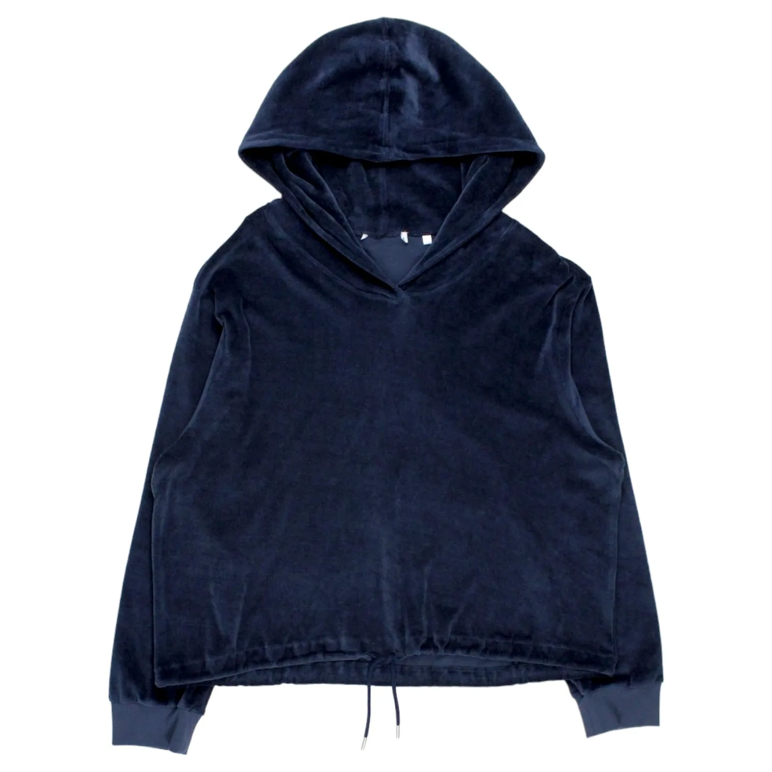 NRBY Navy Velour Hoodie