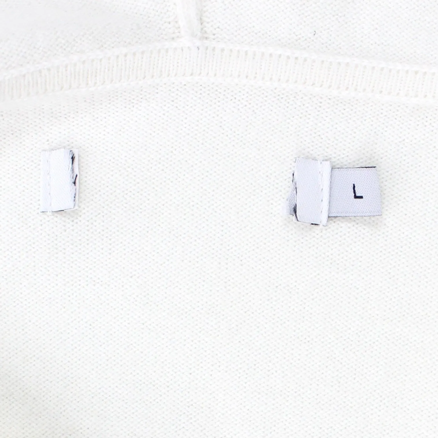 NRBY White Cashmere Mix Hoodie