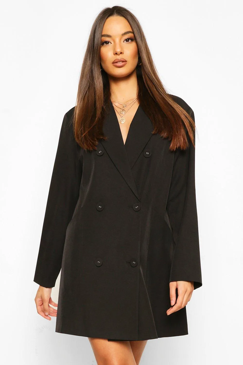 Oversized Masculine Fit Blazer Dress