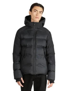 Pajar Griffen Mixed-Media Puffer Jacket with Det Dinner - BLACK