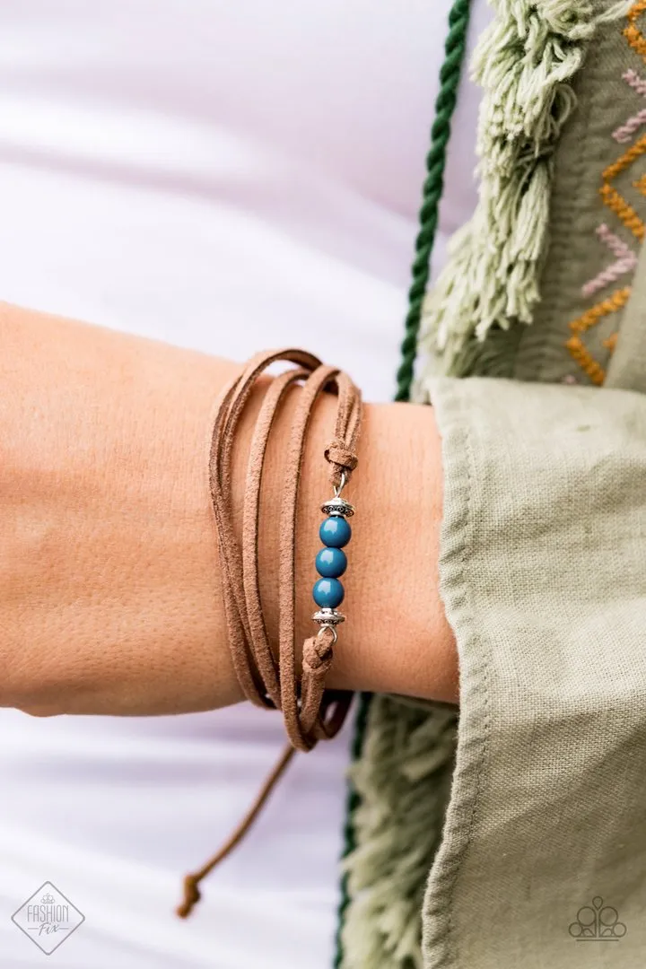 Paparazzi Adventure Bracelet - Blue Urban