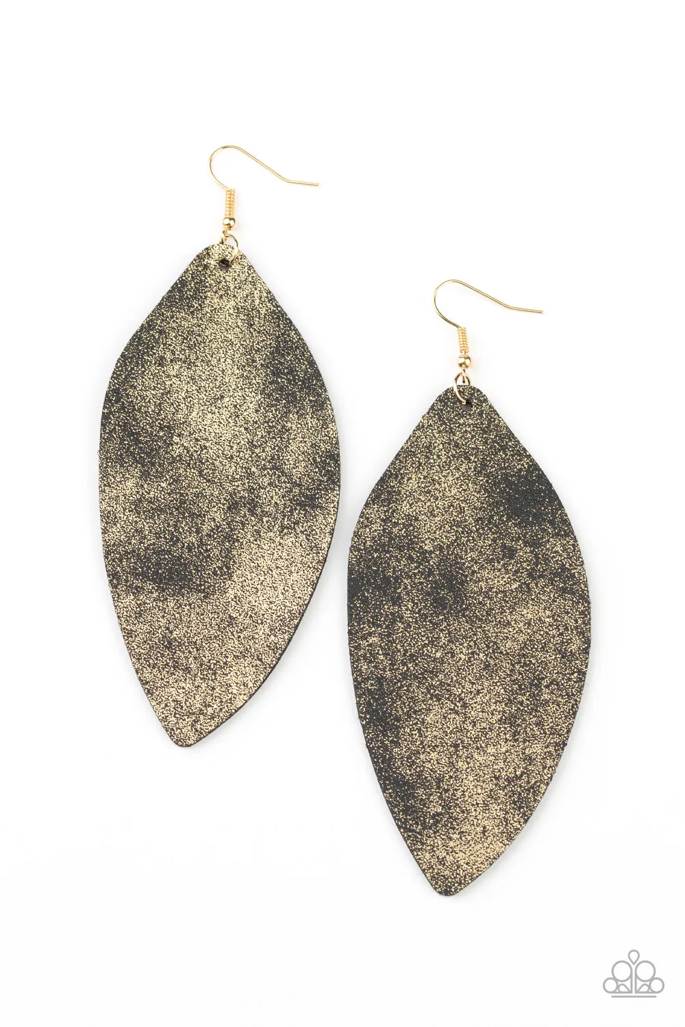 Paparazzi Gold Earrings - Serene Smatterings