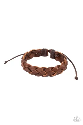 Paparazzi Summer Bracelet - Brown Urban in SoCal