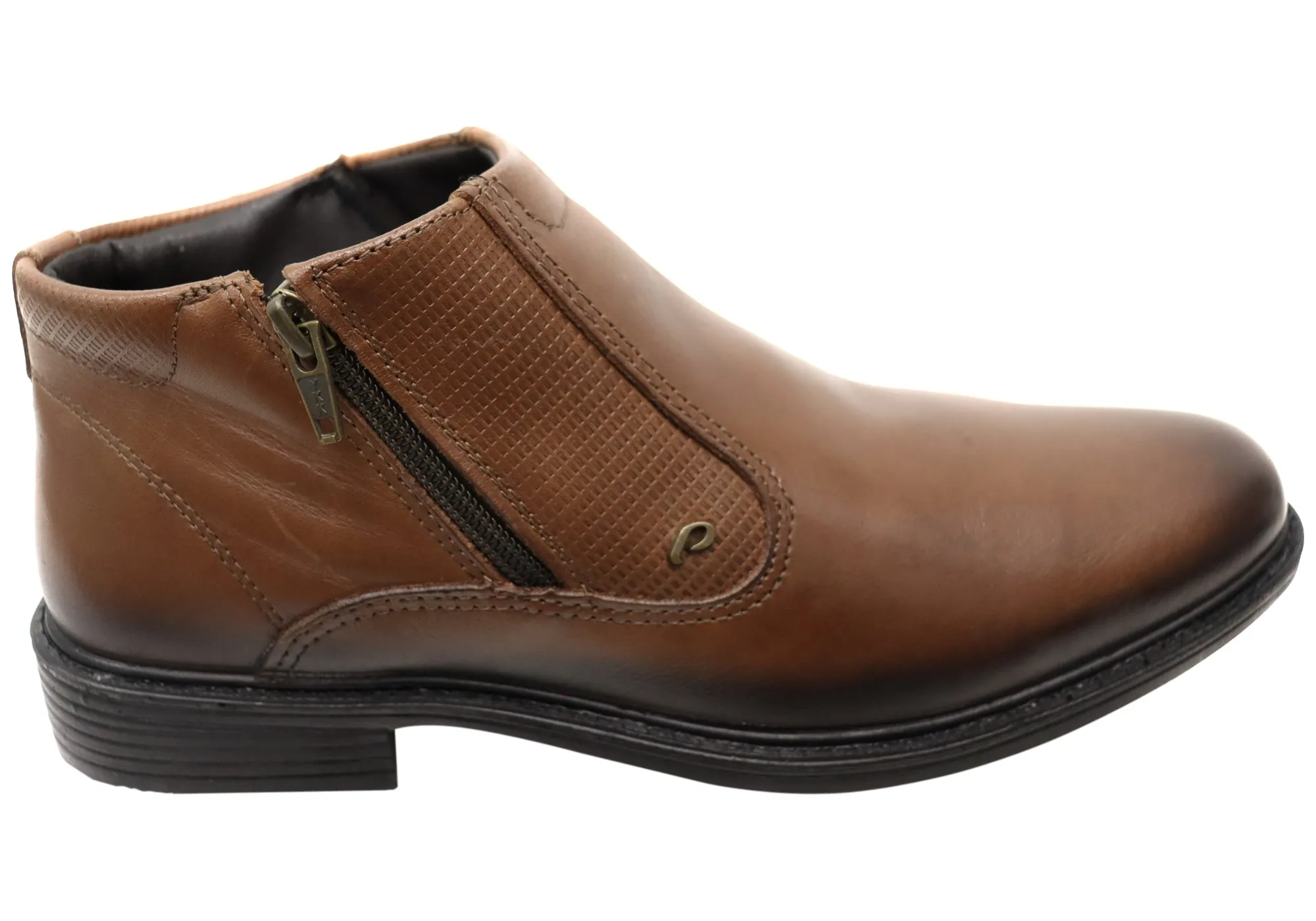 Pegada Xavier Mens Comfortable Leather Boots Made In Brazil