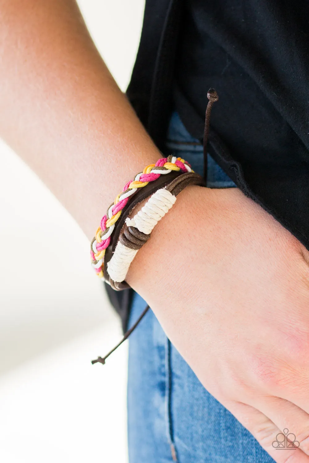 Pink Urban Bracelet - Paparazzi Hike - Multi