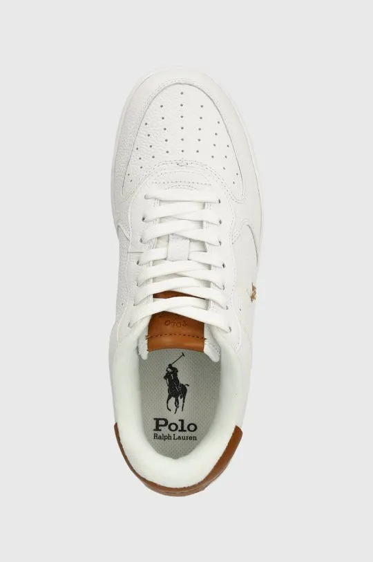 Polo Ralph Lauren leather sneakers Masters Crt white color 809923071002