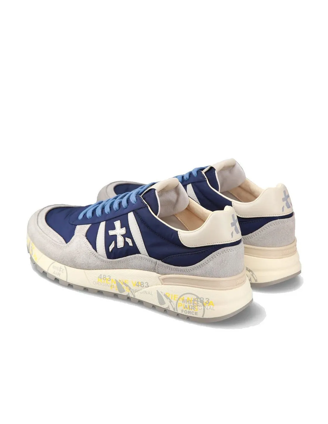 Premiata Landeck 6680 white leather men's sneakers