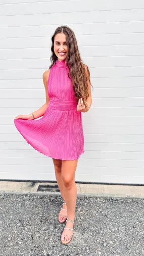 Pretty Pink Sleeveless Dress