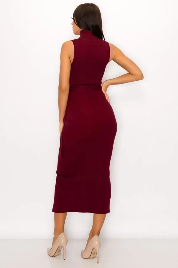 Puffy bodycon dress