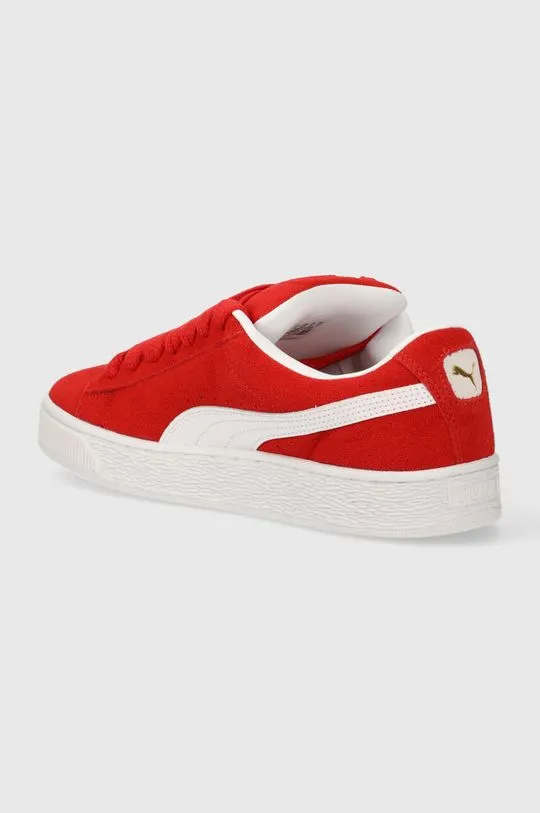 Puma leather sneakers Suede XL red color 395205