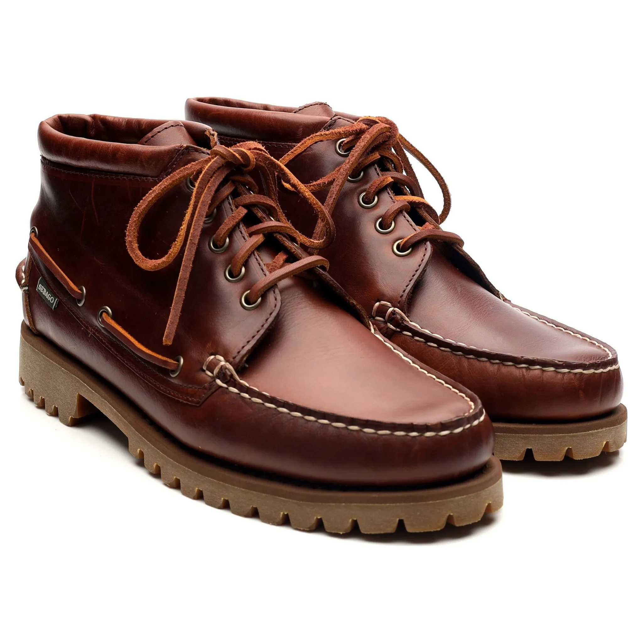 'Ranger' Brown Leather Boots UK 9