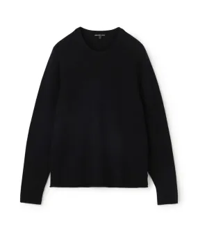 Recylced Cashmere Sweater-Black