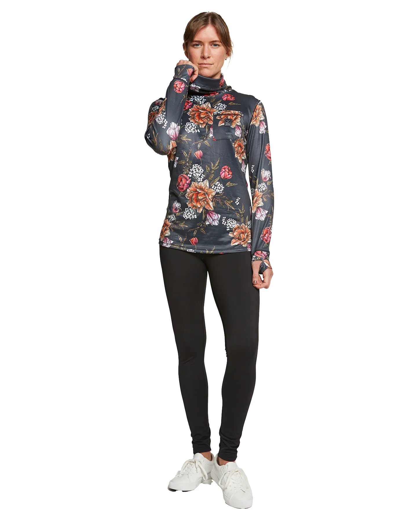 Red Park Thermal Top - Women's Funnel Neck - Shop Now