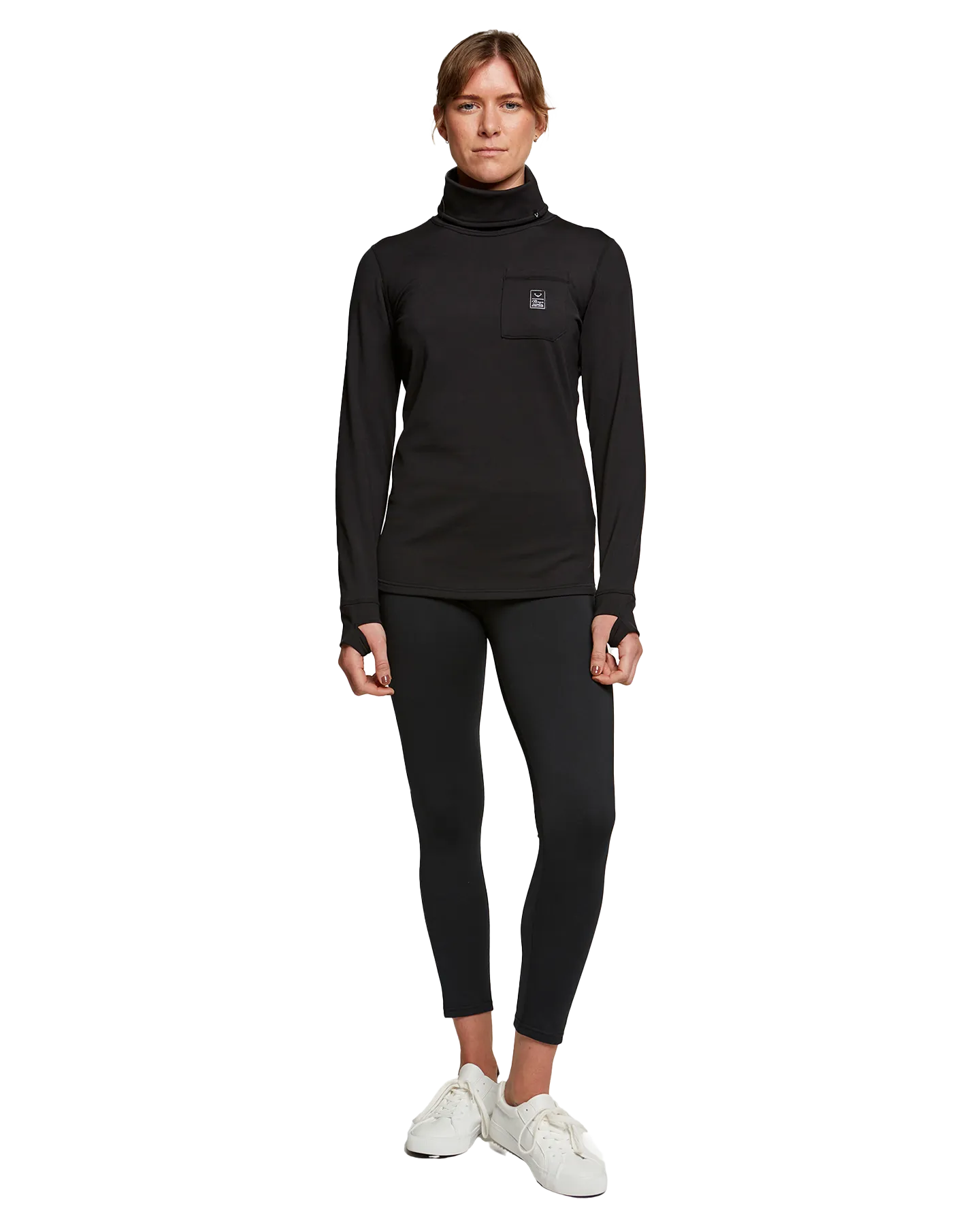 Red Park Thermal Top - Women's Funnel Neck - Shop Now