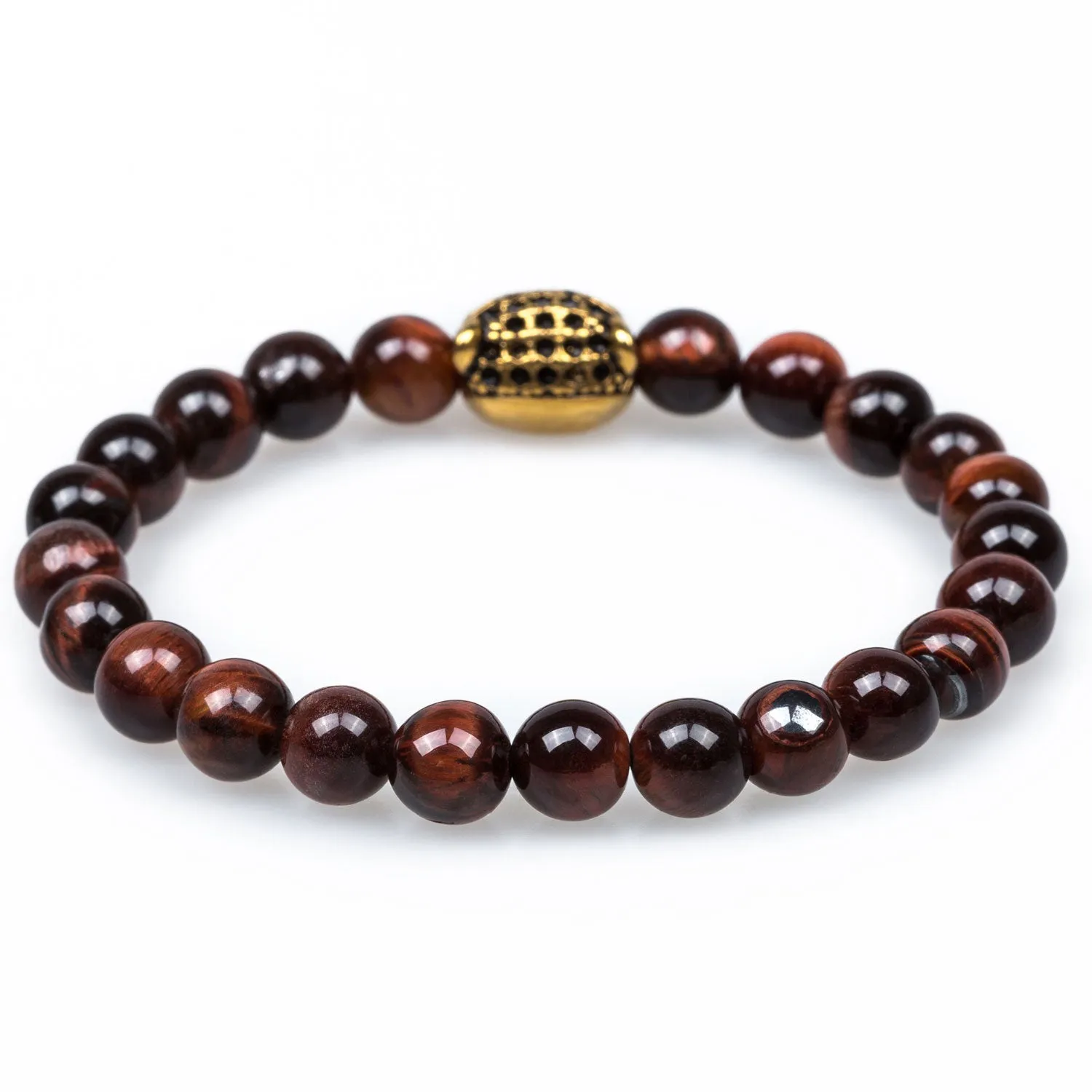 Red Tiger Eye Black Panther Bracelet in Florida