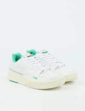 Reebok White Chalk Merald Dual Court Trainer