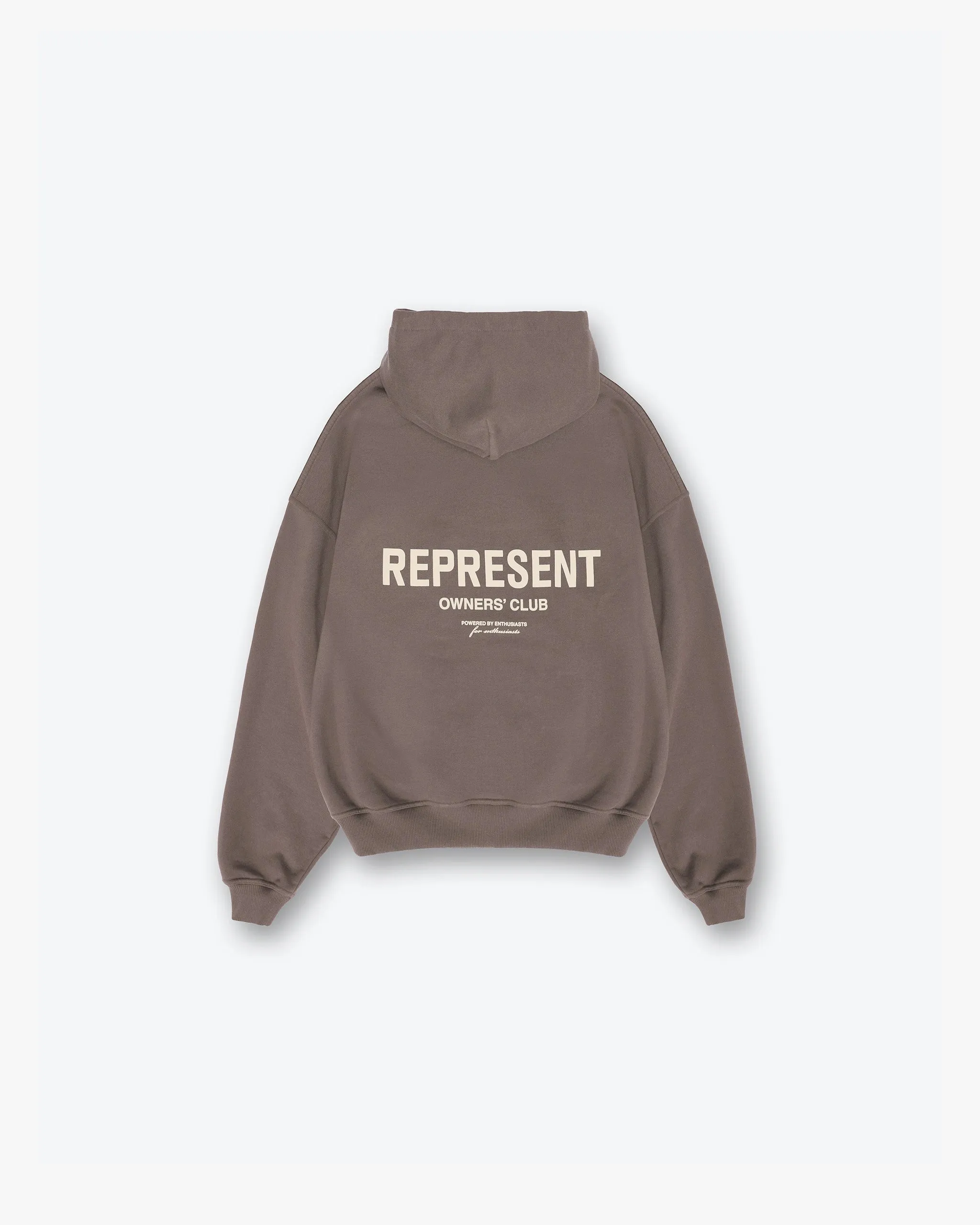 Represent Owners Club Zip Hoodie - Fog