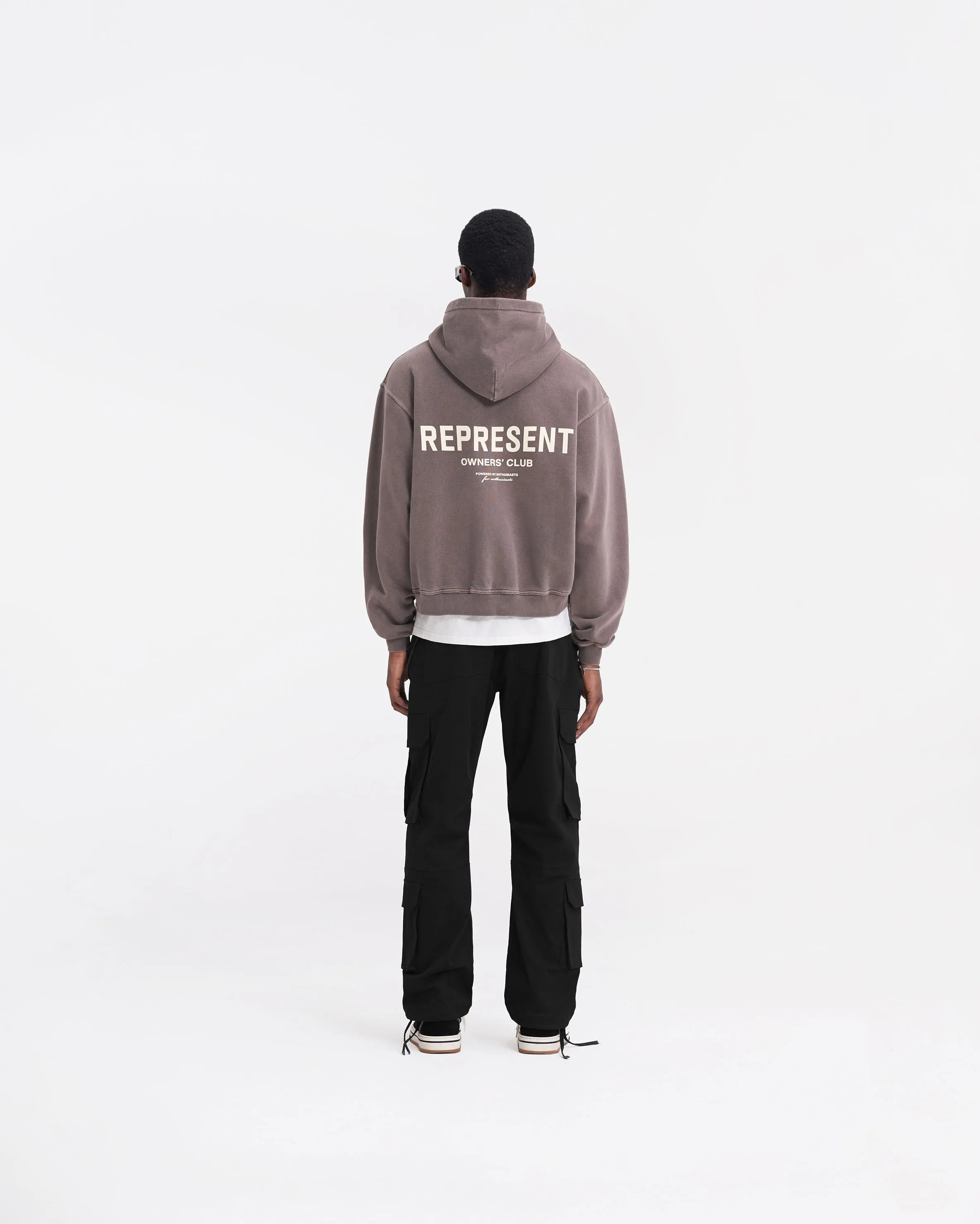 Represent Owners Club Zip Hoodie - Fog