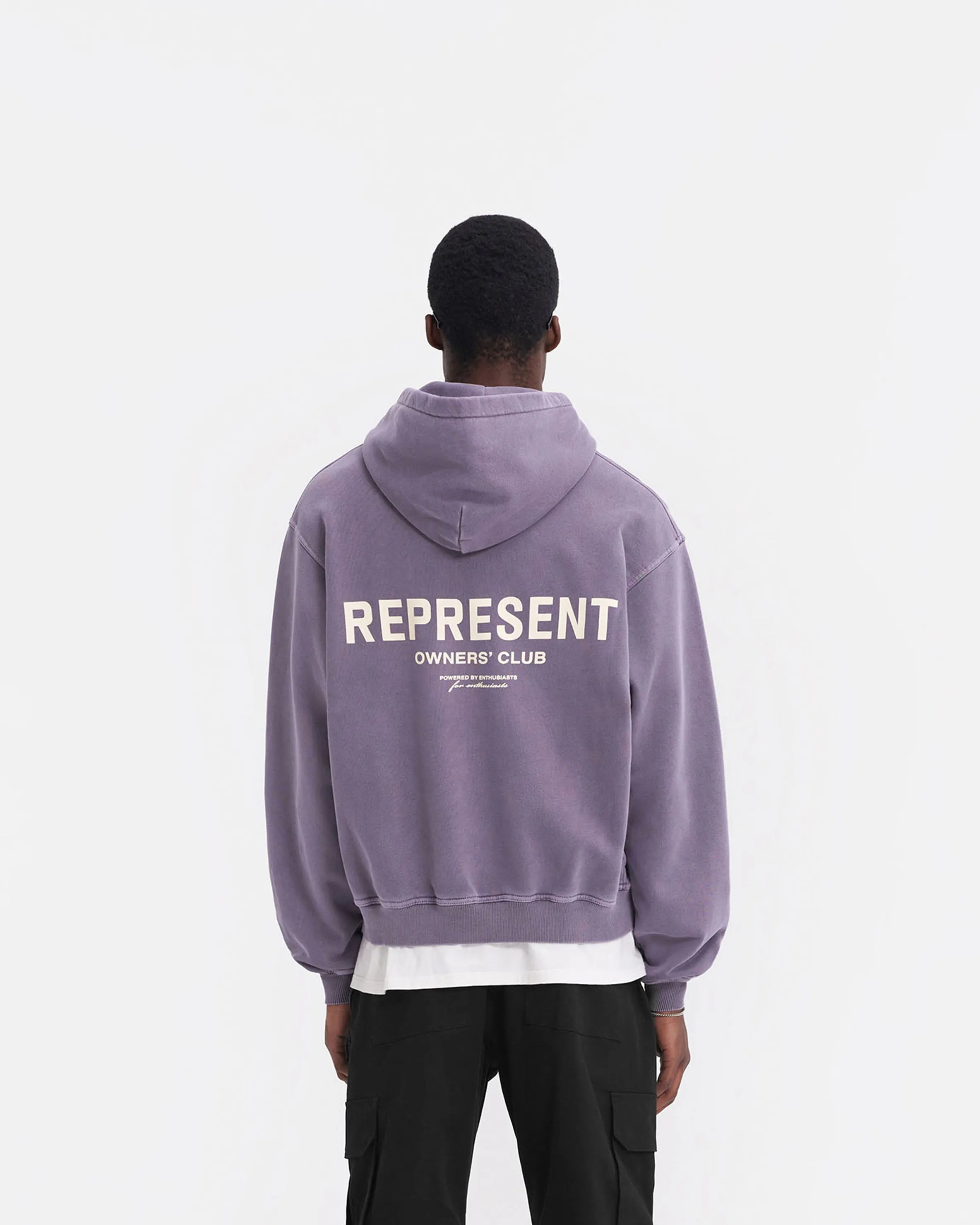 Represent Owners Club Zip Hoodie - Vintage Violet