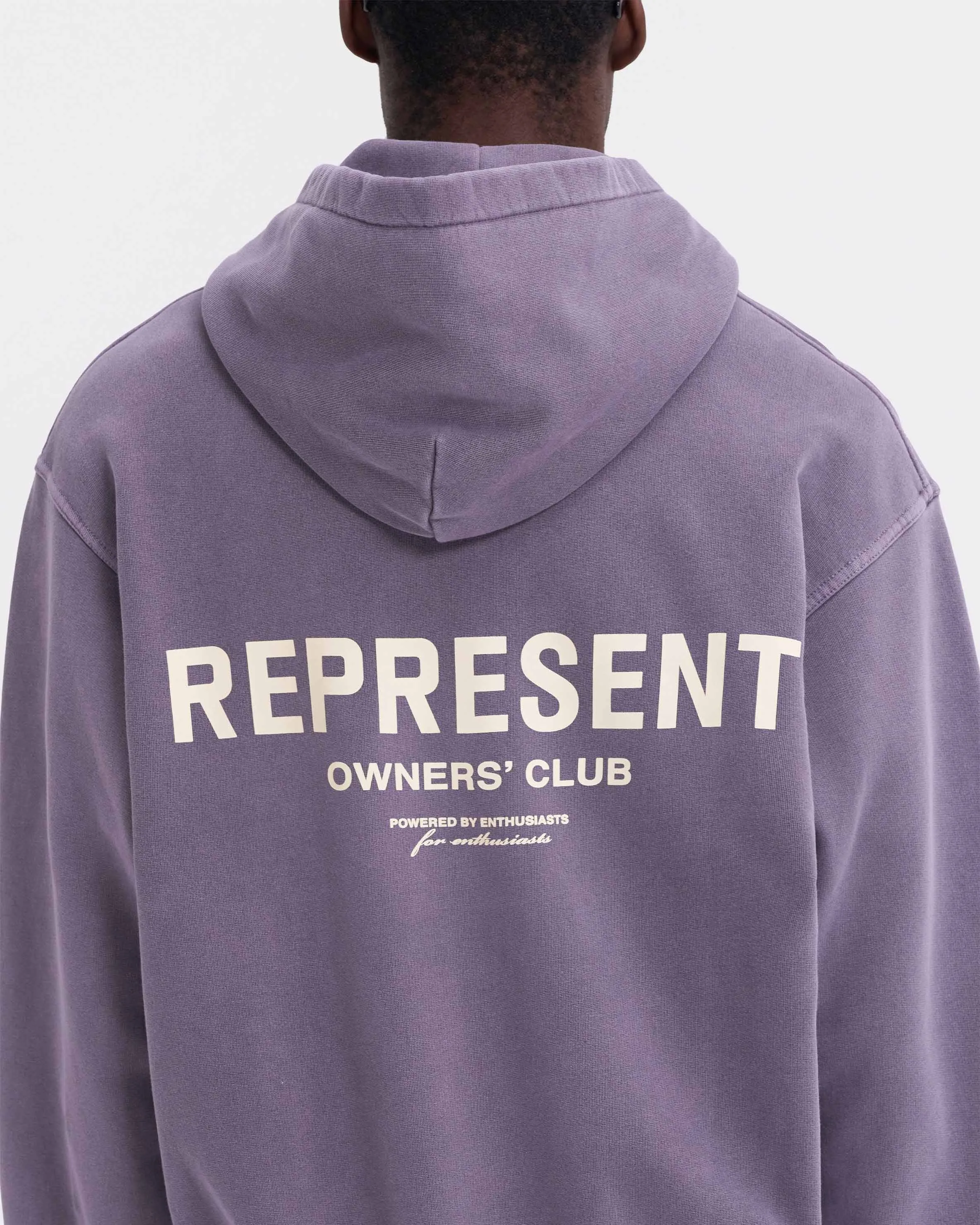 Represent Owners Club Zip Hoodie - Vintage Violet