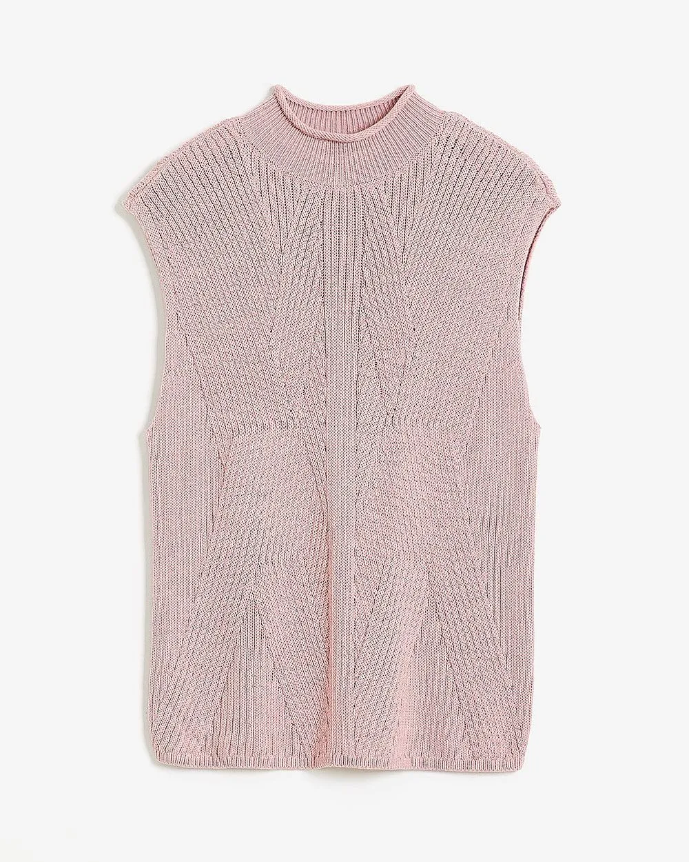 Responsible, Sleeveless Mock-Neck Sweater - Addition Elle