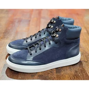 Richland Navy Calf Navy Suede White Sole - Shop Now