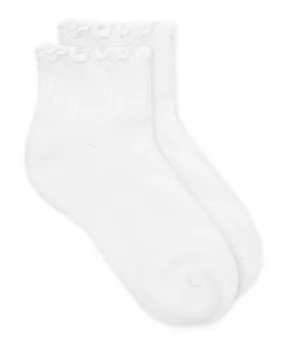 Ripple Edge Sport Quarter Socks