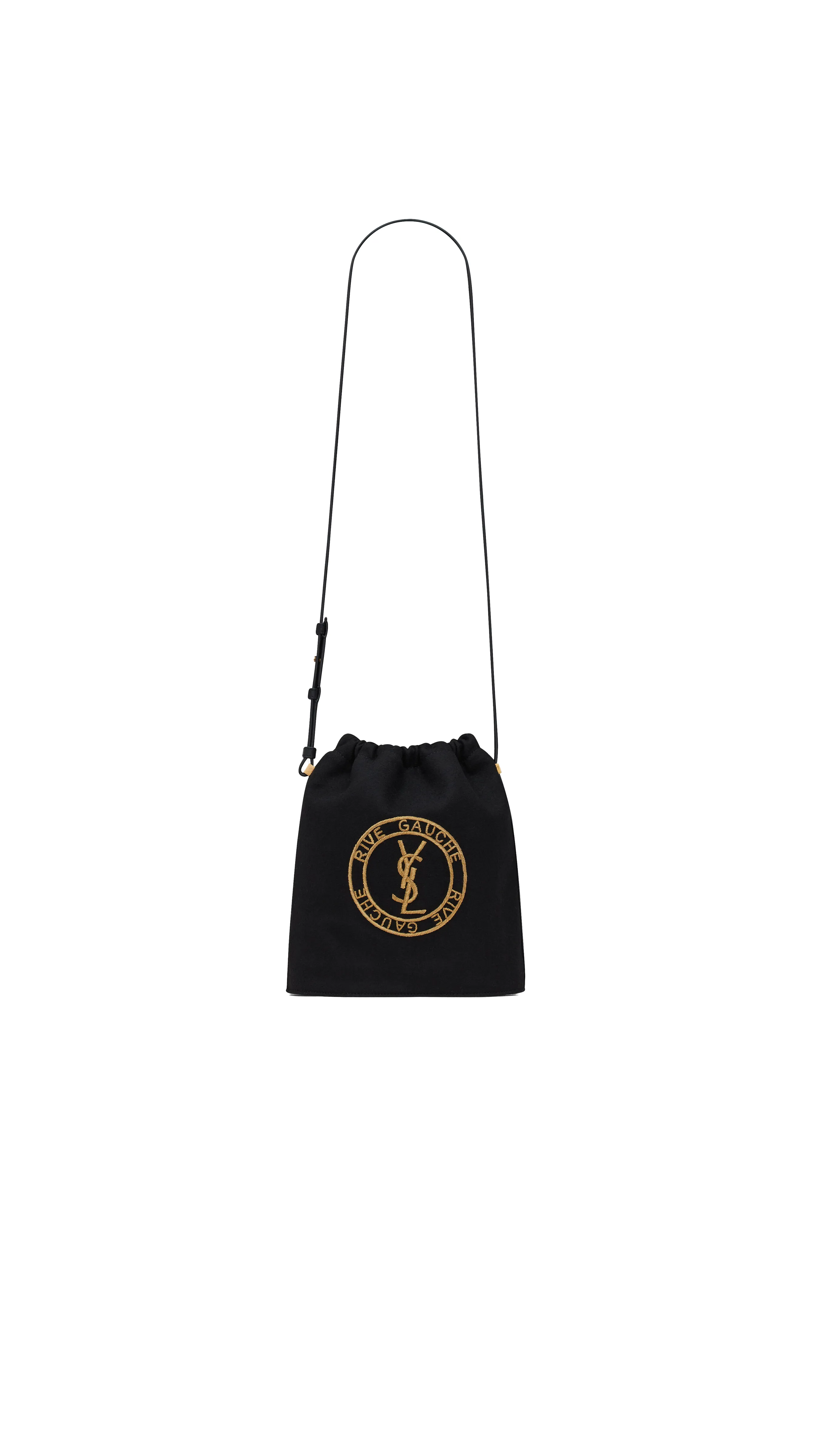 Rive Gauche Bucket Bag - Black