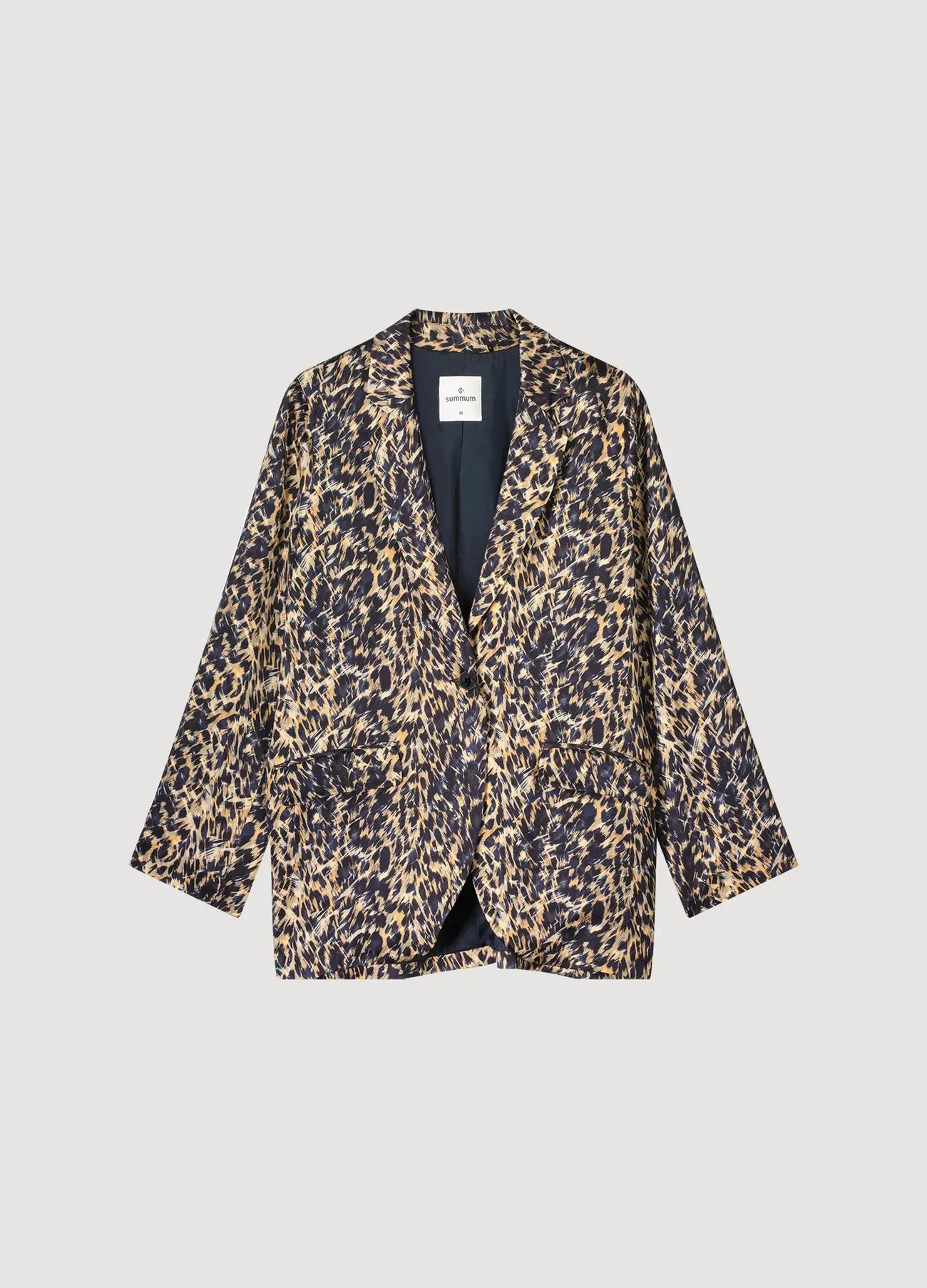 Sacs of Ashbourne   Summum Boyfriend Blazer with Print