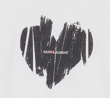 Saint Laurent Heart T-Shirt