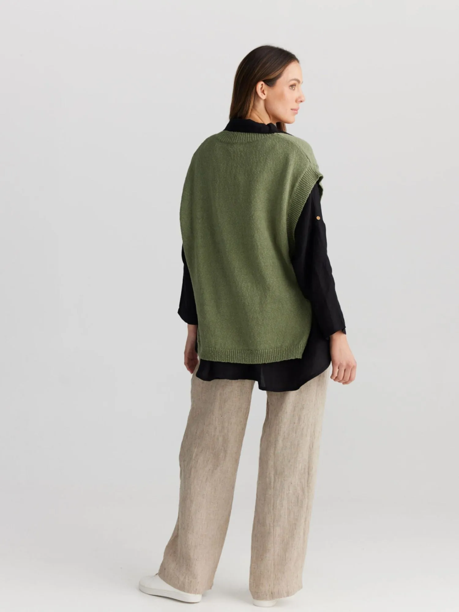 Santiago Vest | Olive - Best Olive-colored Vest by Santiago