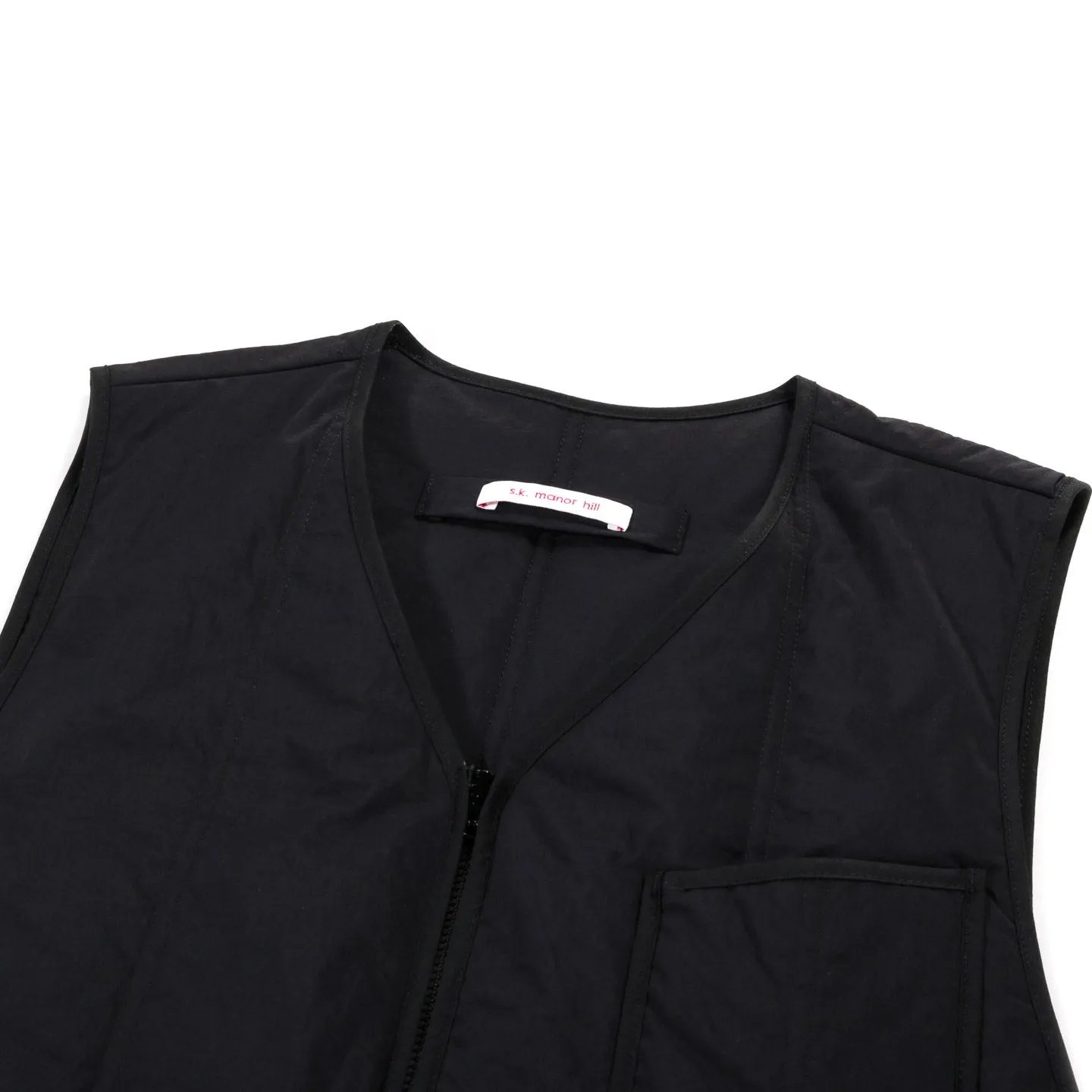 SK Manor Hill Yukon Vest - Black Quilted Recycled Nylon WR