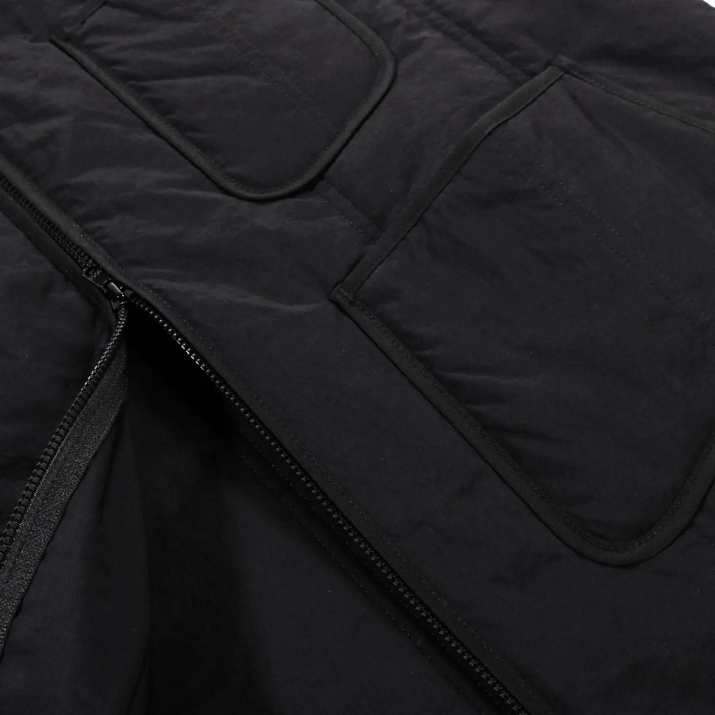 SK Manor Hill Yukon Vest - Black Quilted Recycled Nylon WR