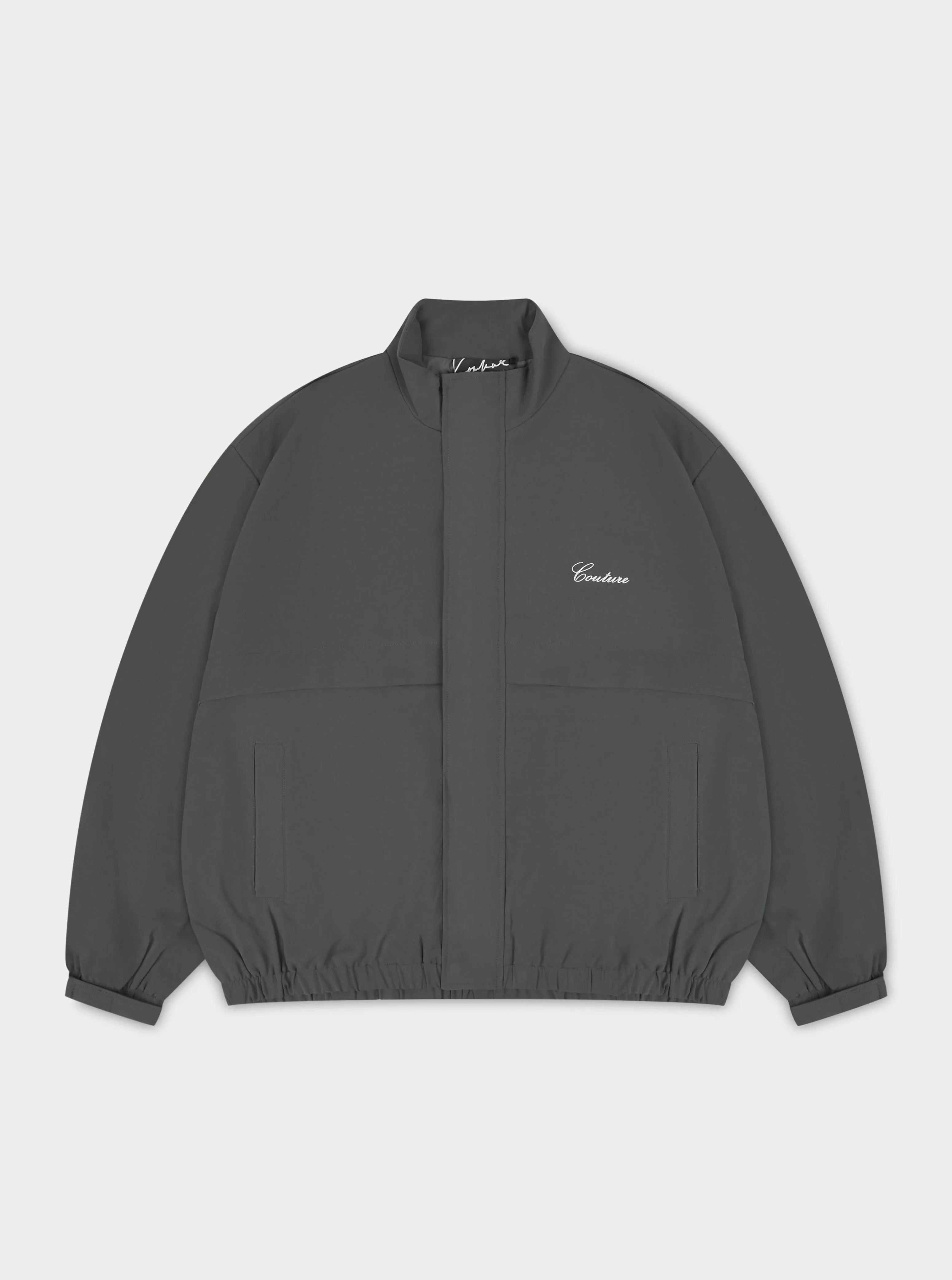 SMART LIGHTWEIGHT TRACK JACKET - CHARCOAL