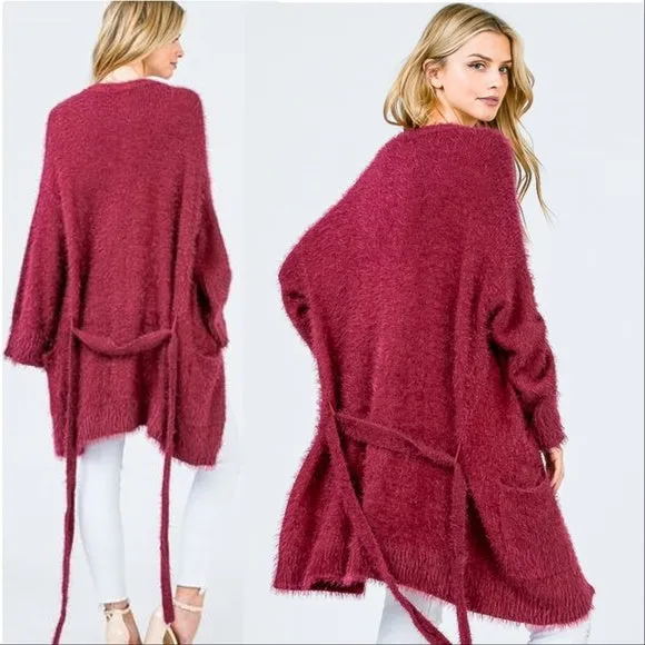 Soft Fuzzy Cardigan - CINDY