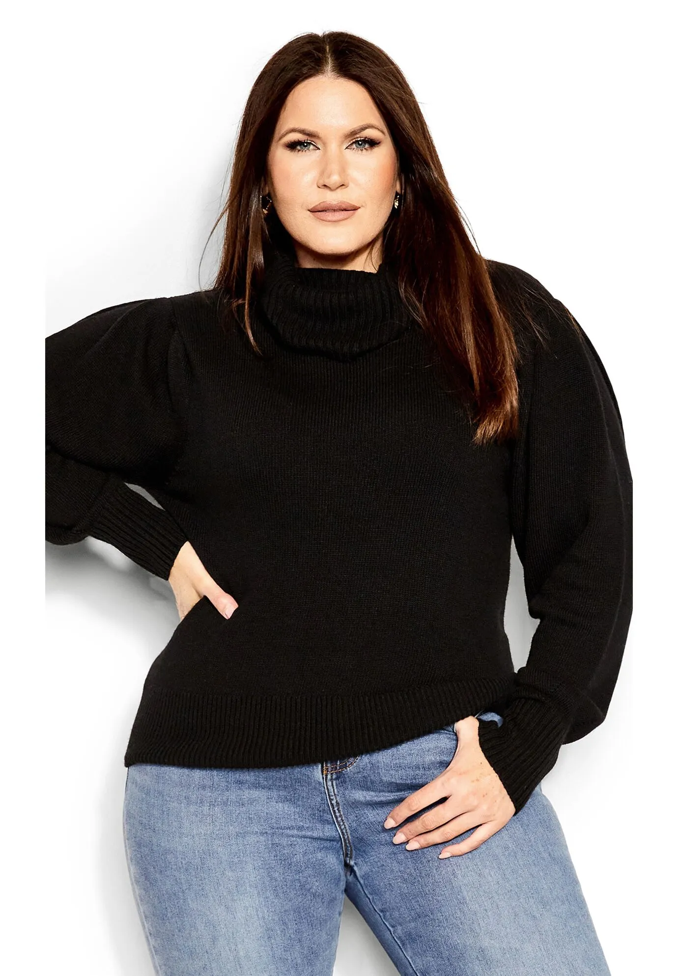 Softly Sweet Sweater - black