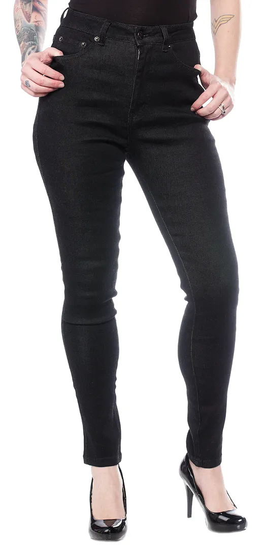 Sourpuss Essential Stretch Denim Jeans Black - Size L  | sourpuss denim jeans | black skinny jeans | stretch jeans