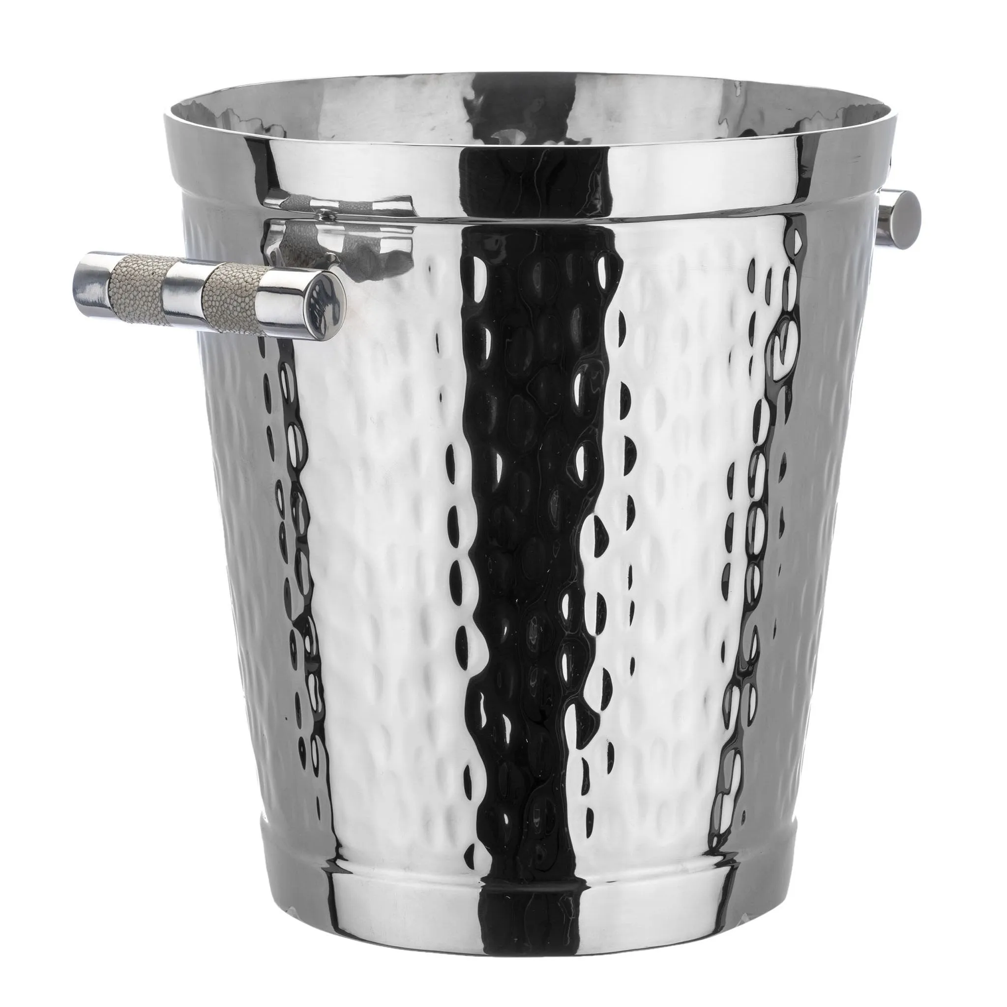 Stainless Steel & Shagreen Wine Bucket