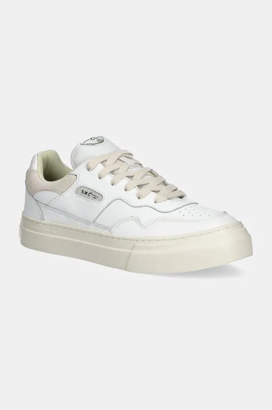 Stepney Workers Club leather sneakers Pearl Leather white color YA20500