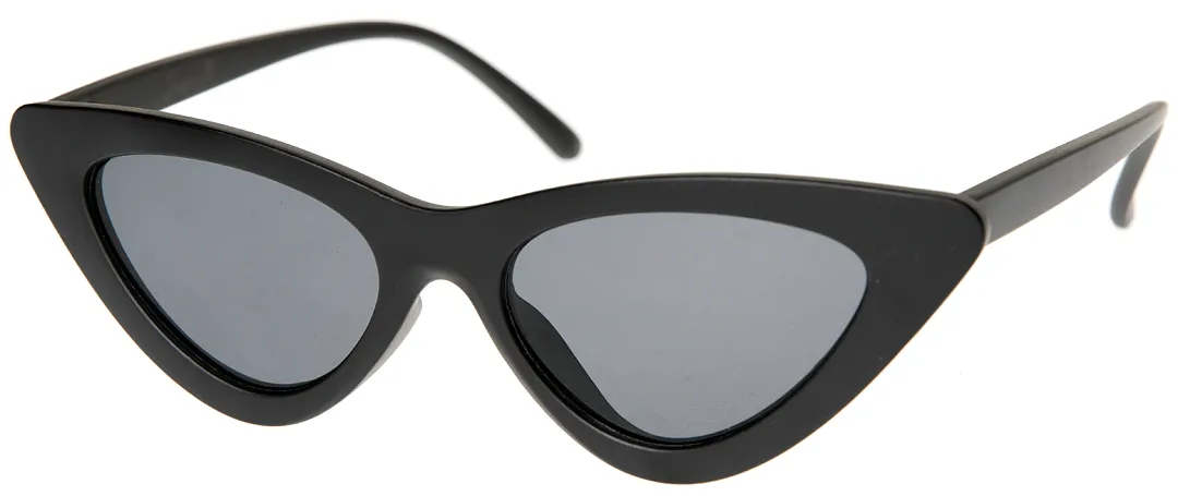 Sunglasses - Sourpuss Cat Eye - Matte Black