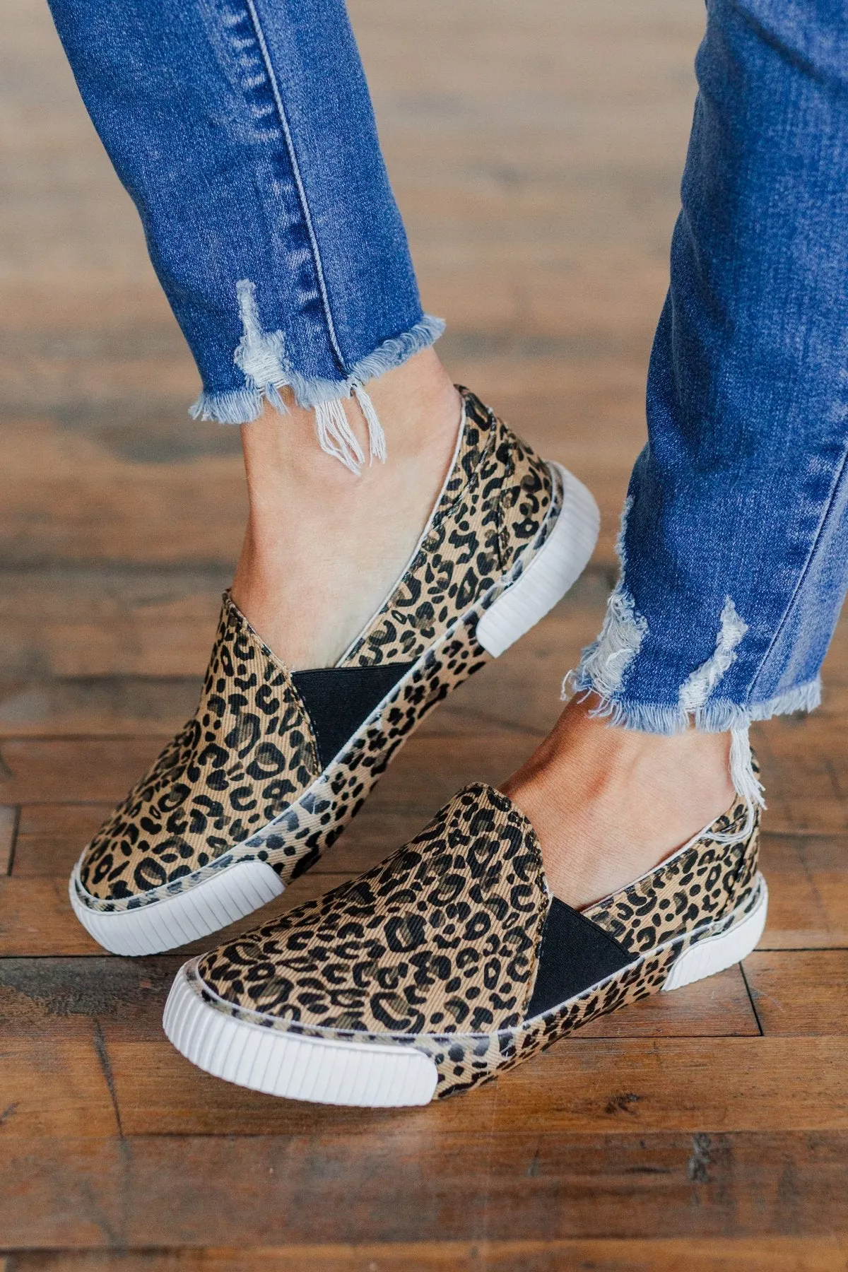 Tan Leopard VeryG Sneakers