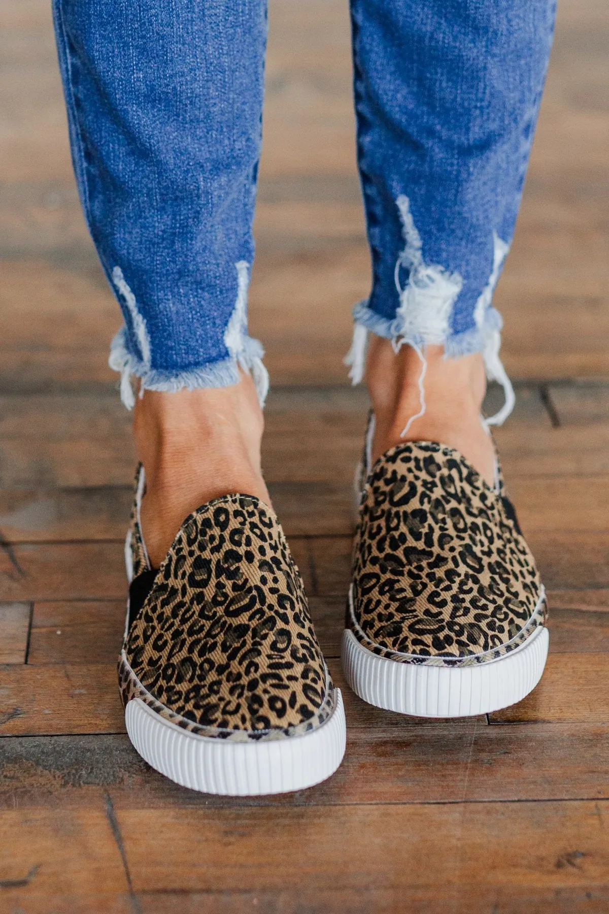 Tan Leopard VeryG Sneakers