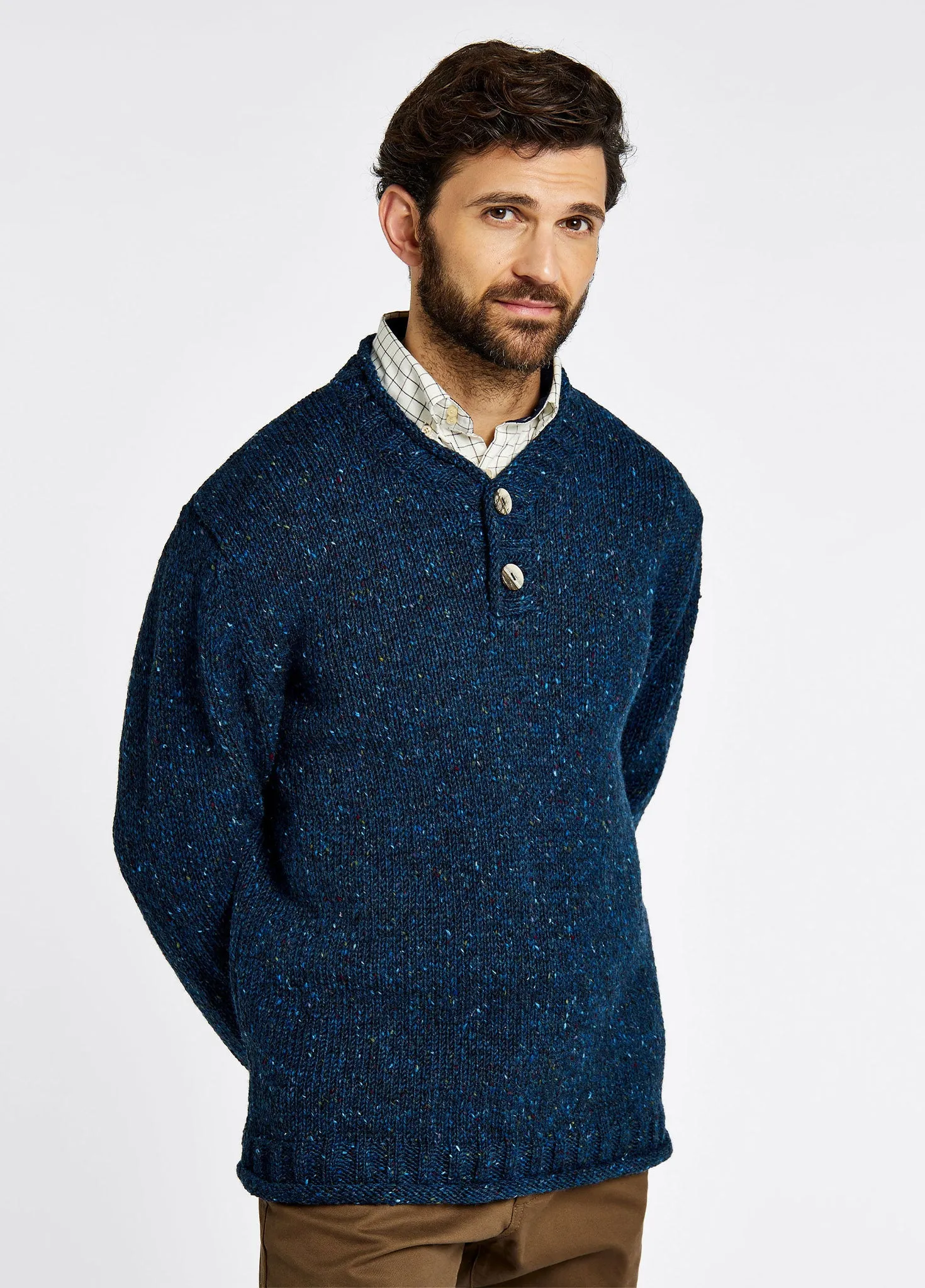 Taylor Irish Sweater - Navy